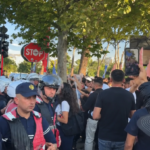 Rama pret Von der Leyen në Kryeministri, protestë pranë godinës qeveritare/ Tensione mes protestuesve dhe policisë
